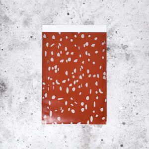 Alternative view of Cadeauzakje - roestbruin stip - 5 stuks