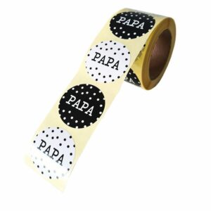 Alternative view of Sticker rond 40 mm (4 stuks) | papa