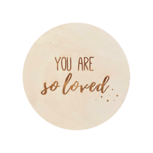 Houten muurcirkel - You are so loved