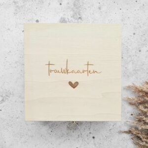 Bewaarkistje - trouwkaarten
