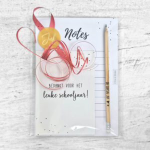 Cadeaupakketje voor de juf
