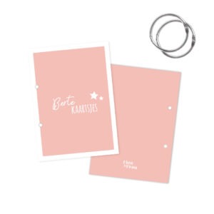 Bertekaartsjes (Fries) - roze