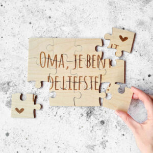 Alternative view of Oma, je bent de liefste! | puzzel