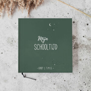 Alternative view of Mijn schooltijd - Invulboek - donkergroen