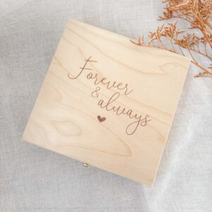 Forever & always - Hinged-lid box