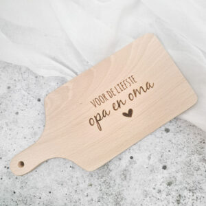 Borrelplank - voor de liefste opa en oma