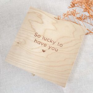 So lucky to have you - Hinged-lid box