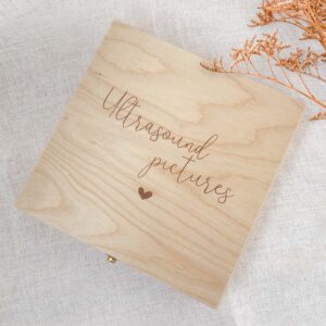 Ultrasound pictures - Hinged-lid box