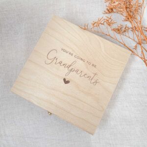 You're going to be Grandparents - Hinged-lid box