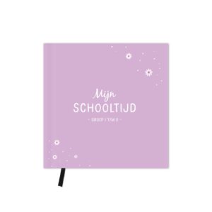 Mijn schooltijd - Invulboek - Lila