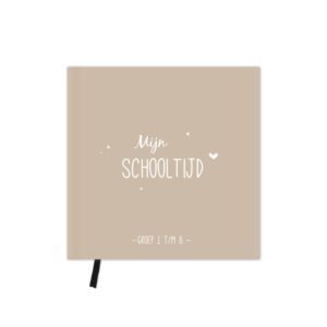 Mijn schooltijd - Invulboek - Zand