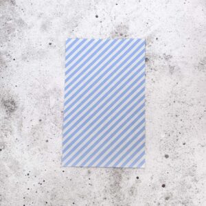 Cadeauzakje - Blue & White stripes (5 stuks)