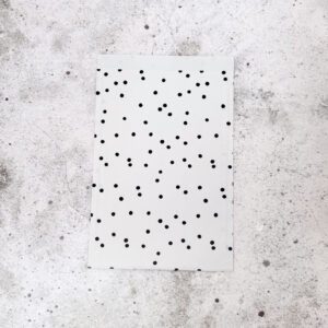 Alternative view of Cadeauzakje - Zwart wit grote stip (5 stuks)