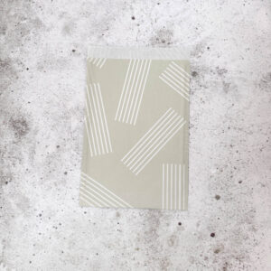 Alternative view of Cadeauzakje - Grijs met witte strepen (5 stuks)