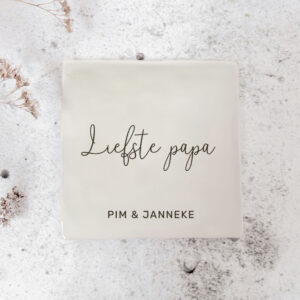 Tegeltje liefste papa | met naam