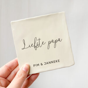 Alternative view of Tegeltje liefste papa | met naam